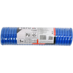 Hadice vzduchová spirální PU 5,5x8mm 5m YATO YT-24201