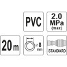 Hadice vzduchová PVC 8mm 20m YATO YT-24221