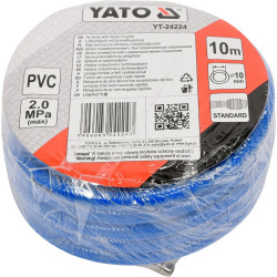 Hadice vzduchová PVC 10mm 10m YATO YT-24224