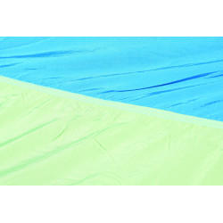 Houpací síť NYLON 275x137cm zeleno-modrá Cattara 13566