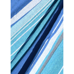 Houpací síť TEXTIL 200x100cm modro-bílá Cattara 13567