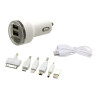 Nabíječka telefonu 2,1A (iPhone4-8, micro USB, mini USB, USB-C)