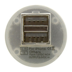 Nabíječka telefonu 2,1A (iPhone4-8, micro USB, mini USB, USB-C)