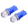 Žárovka 1LED 12V  T10  modrá  2ks