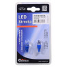 Žárovka 1LED 12V  T10  modrá  2ks