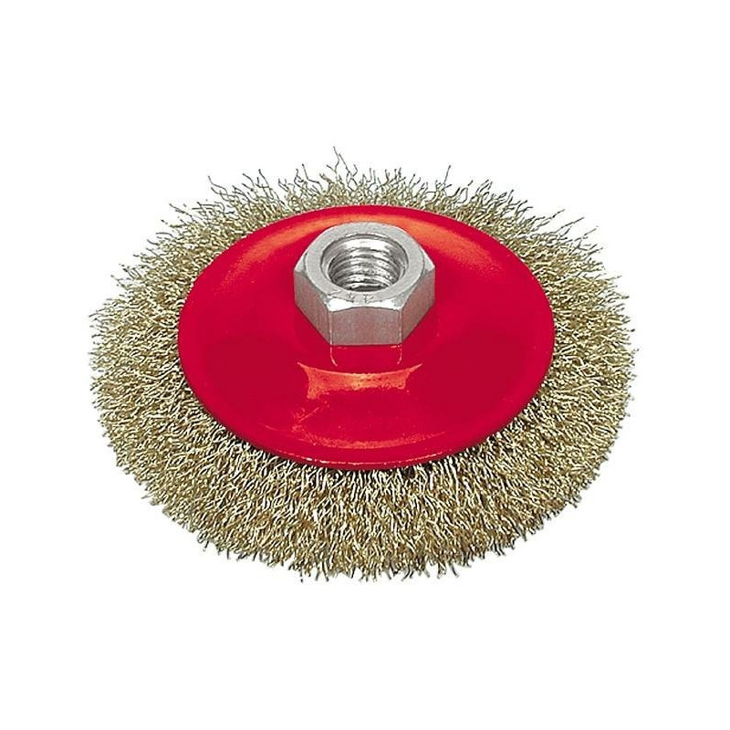 Kartáč kotoučový vlnitý drát 100 mm Vorel TO-06972