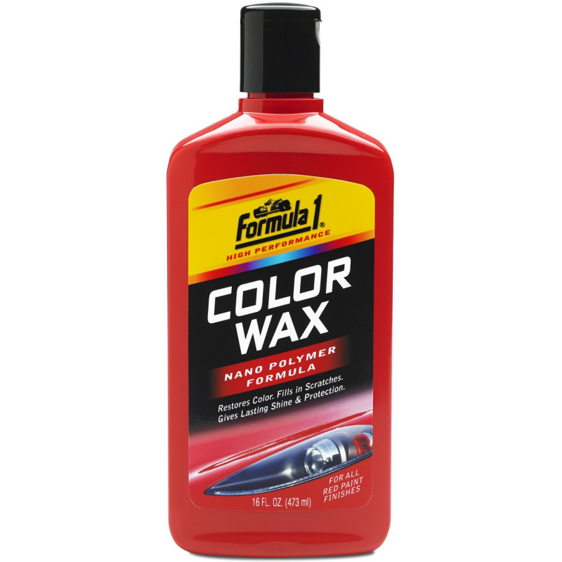 Barevný autovosk s nano polymery červený Formula 1 615482
