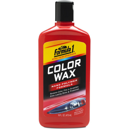 Barevný autovosk s nano polymery červený Formula 1 615482