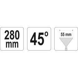Kleště na ohýbání plechu 280 mm 45° YATO YT-5416