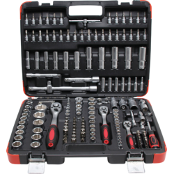 Gola sada BGS 172 dílů (4,0 - 32,0), 3x ráčna 1/4", 3/8" a 1/2"  BGS 2283