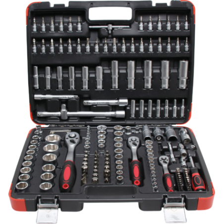 Gola sada BGS 172 dílů (4,0 - 32,0), 3x ráčna 1/4", 3/8" a 1/2"  BGS 2283