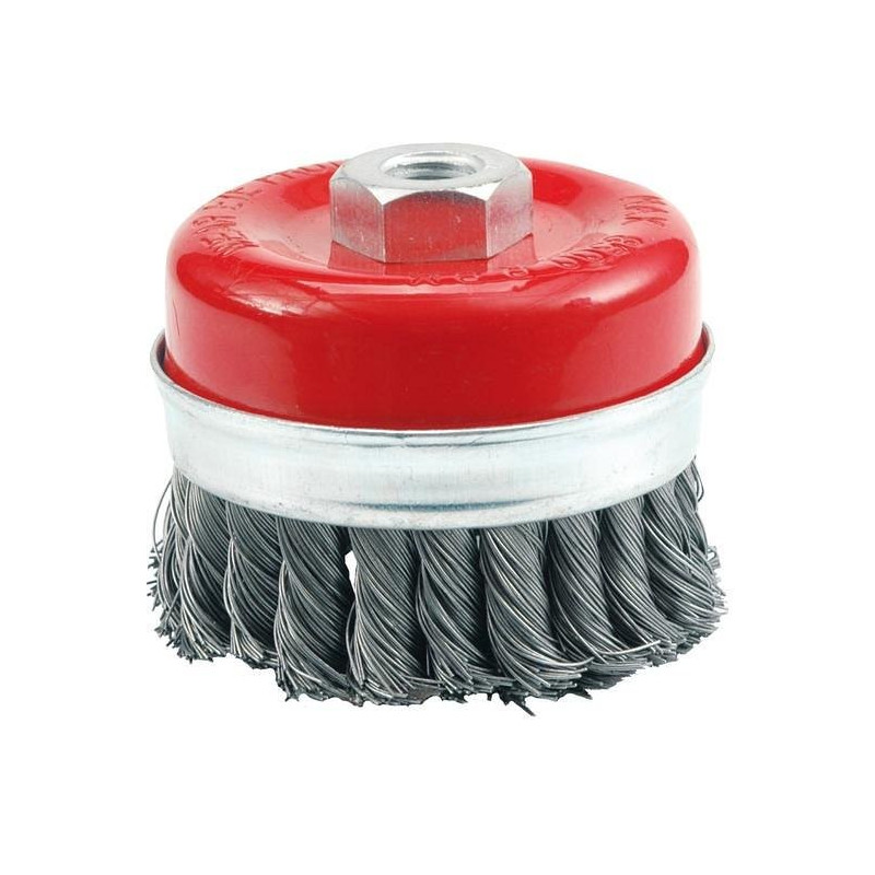 Kartáč drátěný čelní 100 mm pletený Vorel TO-06976