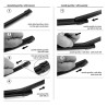 Guma stěrače FLAT 610mm grafit 2ks