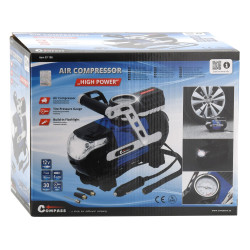 Kompresor 12V HIGH POWER se světlem 