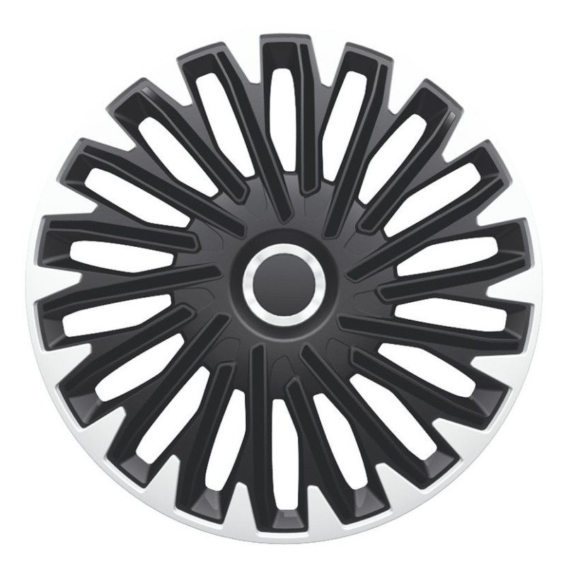 Poklice na kola QUANTUM PRO SILVER/BLACK 16"