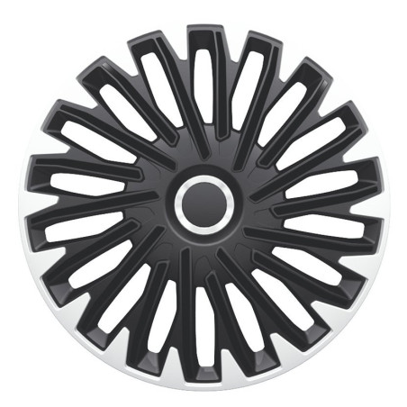Poklice na kola QUANTUM PRO SILVER/BLACK 16"
