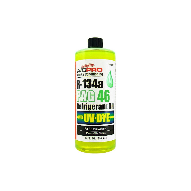 PAG olej ISO 46 s UV barvivem 946 ml