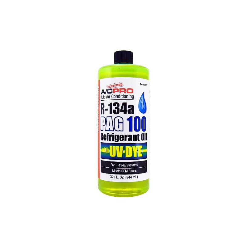 PAG olej ISO 100 s UV barvivem 946 ml