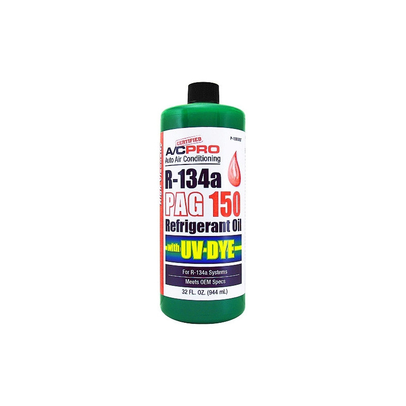 PAG olej ISO 150 s UV barvivem 946 ml