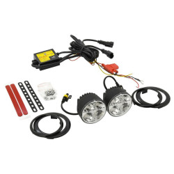LED světla pro denní svícení, kulatá 70mm, ECE