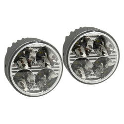 LED světla pro denní svícení, kulatá 70mm, ECE