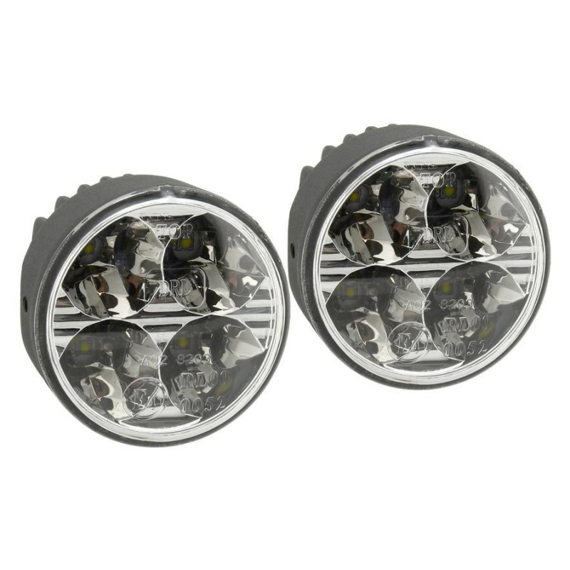 LED světla pro denní svícení, kulatá 70mm, ECE