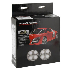 LED světla pro denní svícení, kulatá 70mm, ECE