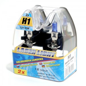 Autožárovka H1 12V 55W WHITE LASER - 2ks