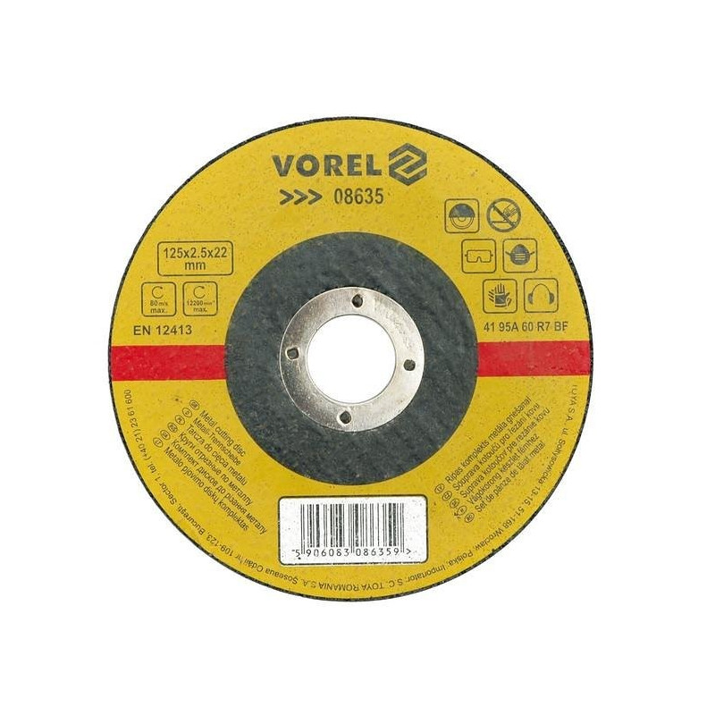 Kotouč na kov 125 x 22 x 1,0 mm Vorel TO-08631