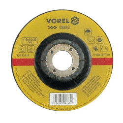 Kotouč na kov 125 x 22 x 6,8 mm vypouklý brusný Vorel TO-08665