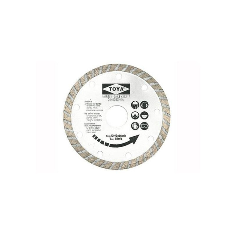 Kotouč diamantový 125 x 22,2 x 2,0 mm turbo Vorel TO-08752