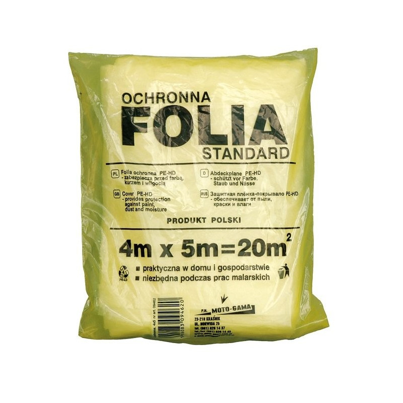 Fólie krycí 4 x 5 m malířská Vorel TO-09462