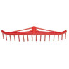 Hrábě 550 mm plast 16 zubů FLO TO-35788