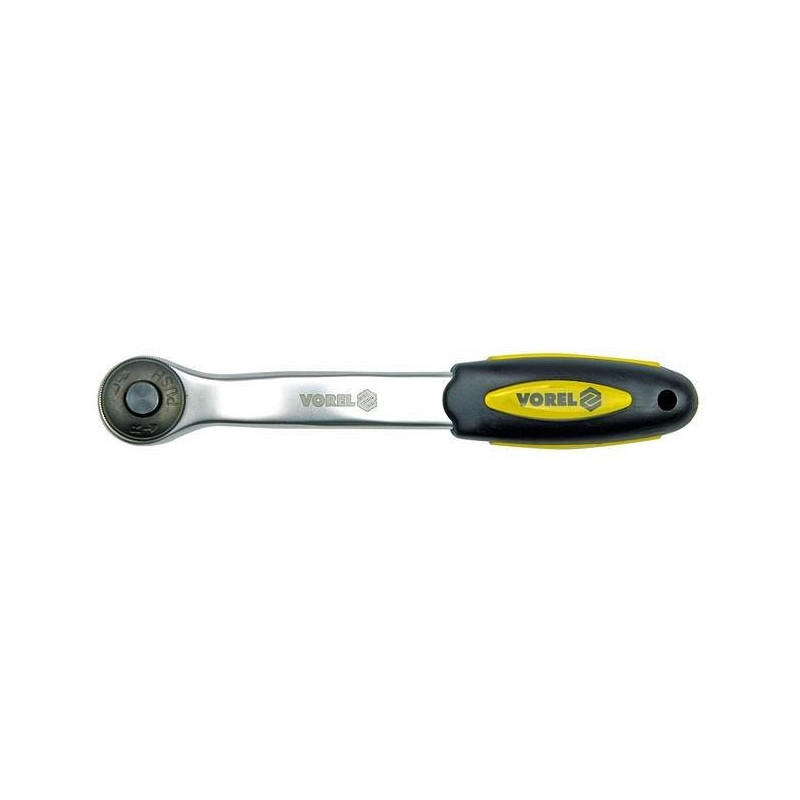 Ráčna 1/2" 260 mm vyhnutá CrV 72 zubů Vorel TO-53573