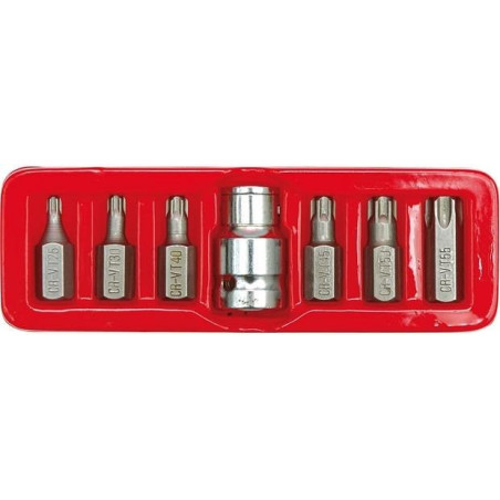 Sada bitů 7 ks CrV TORX Vorel TO-66570