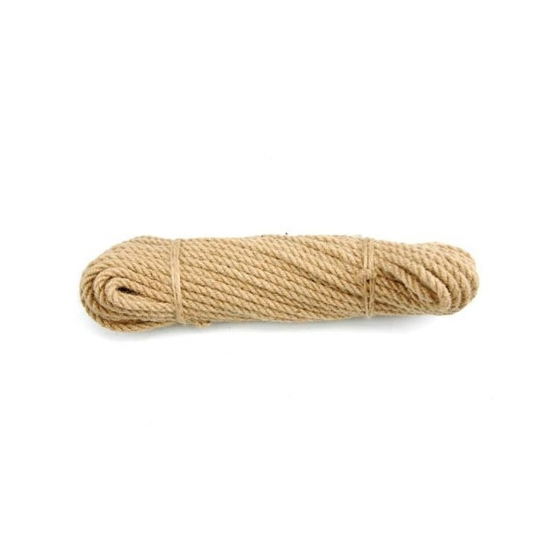 Lano jutové kroucené 10 mm x 10 m Vorel TO-69572