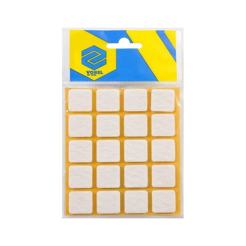 Podložka samolepící pod nábytek 20x20 mm Vorel TO-74841