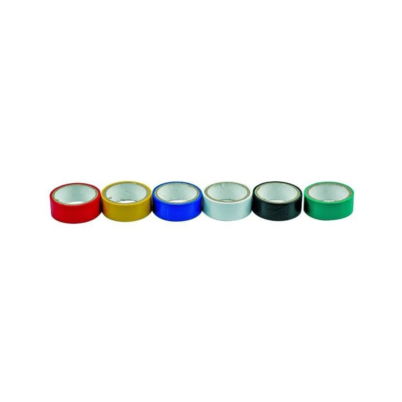 Páska PVC 19 x 0,13 mm x 3 m 6 ks barevné Vorel TO-75060