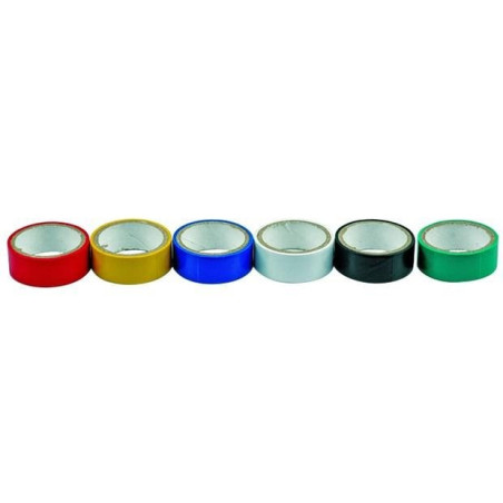 Páska PVC 19 x 0,13 mm x 3 m 6 ks barevné Vorel TO-75060