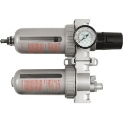 Regulátor tlaku vzduchu 1/2", 0-1MPa, s filtrem a přimazáváním Vorel TO-81556