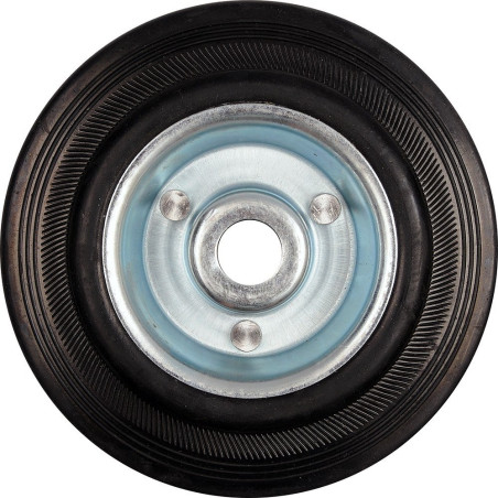 Kolečko gumové černé 150kg 200/44mm prům.20/25x55mm Vorel TO-87456