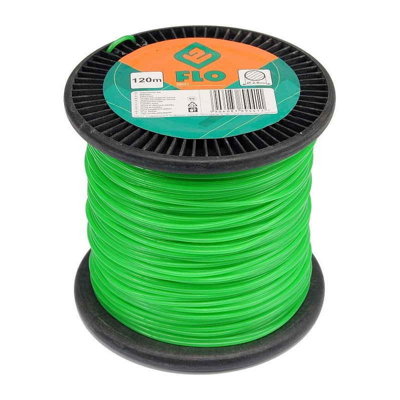 Struna do strunové sekačky kulatý průřez 2,0 mm x 120 m FLO TO-89441